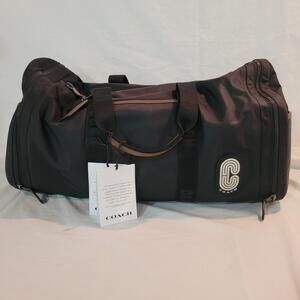 NWT Coach Max Gym‎ Bag, Black, C9835